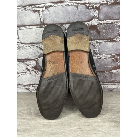 Salvatore Ferragamo Sport Black Suede Almond Toe Loafers Women’s 8.5AA US/38.5EU - Picture 8 of 16